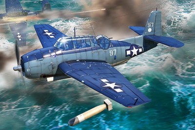Hobby Boss 87275 Американский палубный торпедоносец TBF-1C «Avenger» 1/72