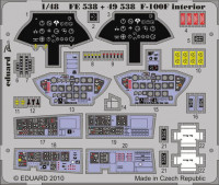 Eduard FE538 F-100F interior S.A.