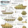 Star Decals 35-C1061 Befehlspanzer # 5. Bef.Pz.Kpfw. Panther Ausf.D and A 1/35