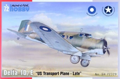 Special Hobby SH72329 1/72 Delta 1D/E US Transport Plane Late (3x camo)