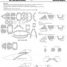 New Ware NWA-M0667 1/72 Mask F-106A Delta Dart EXPERT (MENG DS-006)