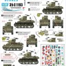 Star Decals 35-C1193 Australia Tanks & AFVs # 5. Battle of Buna 1942. Stuart M3 Light Tank and Bren Carrier. 'CPT Kidd', 'CPT Blood', CPT Gore', 'Cabby', 'Berceuse', 'Bachilles' 1/35