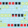 Star Decals 35-C1193 Australia Tanks & AFVs # 5. Battle of Buna 1942. Stuart M3 Light Tank and Bren Carrier. 'CPT Kidd', 'CPT Blood', CPT Gore', 'Cabby', 'Berceuse', 'Bachilles' 1/35