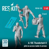 Reskit RSF48-120 A-10C Thunderb. II pilot access ladder&airmen 1/48