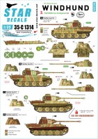 Star Decals 35-C1314 Windhund # 3. Pz.Kpfw.V Panthers from Pz-Regiment 24 1/35