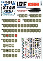 Star Decals 35-C1426 IDF Generic Markings # 2. Israeli brigade/unit insignia markings for tanks and AFVs 1/35