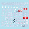 Star Decals 35-C1426 IDF Generic Markings # 2. Israeli brigade/unit insignia markings for tanks and AFVs 1/35