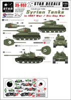 Star Decals STAR35952 Syrian Tanks in the 1967 Six-Day-War. Soviet Soviet T-34-85, Soviet T-55A 1/35