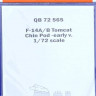QuickBoost QB72565 F-14A/B Tomcat chin pod -early v. (HAS) 1/72