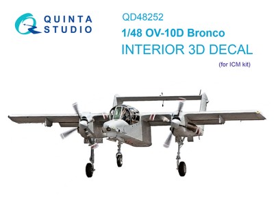 Quinta studio QD48252 OV-10D Bronco (ICM) 1/48