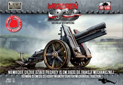 First To Fight FTF-72102 15cm SIG33 heavy infantry gun for mech.tract. 1/72