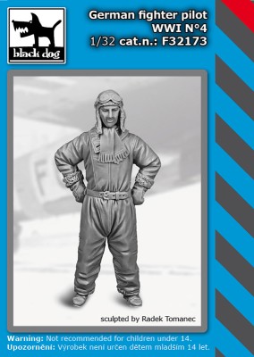 Black Dog F32174 German fighter pilot WWI set nВ°2 1/32
