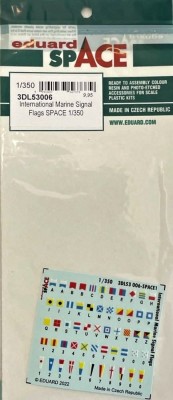 Eduard 3DL53006 International Marine Signal Flags SPACE 1/350