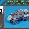 Black Dog T72179 Humber Mk.II accessories set (designed to be used with Hasegawa kits) 1/72