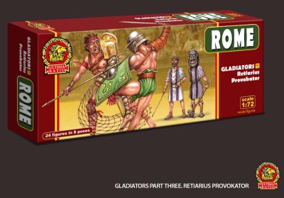 Ultima Ratio UR020 Roman Gladiators: Retiarius Provokator  1:72
