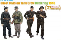 Dragon 6654 Ghost Division Tank Crew Blitzkrieg 1940 1/35