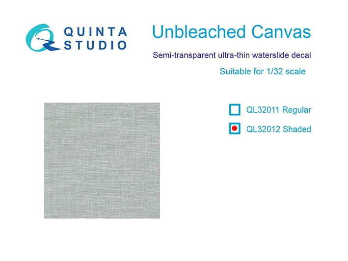 Quinta Studio QL32012 Небеленое полотно, контрастное 1/32