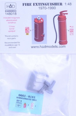 HAD R48018 Fire Extinguisher 1970-1990 (with decals) 1/48