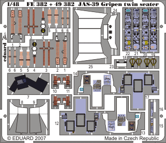 Eduard 49382 JAS-39D Gripen double seater S.A. ITA