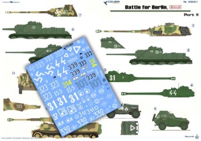 Colibri decals 35051 Битва за Берлин, часть 1 1:35