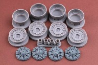 Sbs Model 48090 B-17 F/G early Engine&Nacelle Cowlings (HKM) 1/48