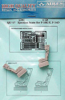 Aires 4281 SJU-17 ejection seats for F-18E/F, F-14D 1/48