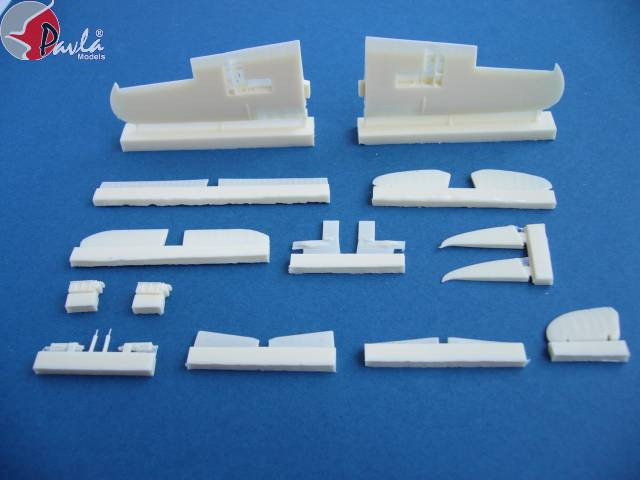 Pavla Models U72-59 Wing set Brewster Buffalo for Hasegawa 1:72