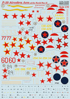 Print Scale 72-333 P-39 Airacobra Aces of WWII (wet decals) 1/72