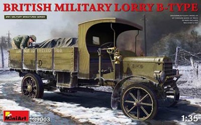 MiniArt 39003 Автомобиль BRITISH MILITARY LORRY B-TYPE (1/35)