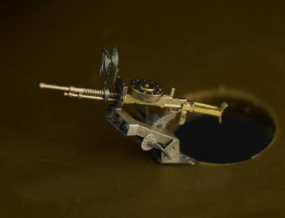 Mini World A7250C DT-29 machine gun (early) on mount Curtiss P-40E (USSR) 1/72