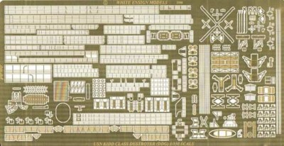 White Ensign Models PE 35095 KIDD-CLASS DESTROYERS DDG-993 to DDG-997 (improved Spruance) 1/350