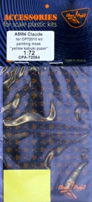 Clear Prop CPA72054 A5M4 Claude Painting Mask 1/72