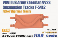 Heavy Hobby PT-35058 WWII US Army Sherman VVSS Suspension Tracks T-54E2 1/35