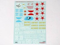 Foxbot Decals FBOT48022 Red Snake: Soviet Bell P-39 Airacobras and Stencils, Part 2 1/48