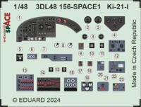 Eduard 3DL48156 Ki-21-I SPACE (ICM) 1/48