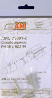 Advanced Modeling AMC 72081-2 RN-28 Soviet Nuclear Bomb w/ BD3-56 rack 1/72