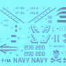 HAD 72197 Decal F-14A Jolly Rogers (low visibility) 1/72