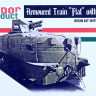 Hunor Product 72210 Armoured Train FLAT w/ Gun Turret (incl. PE) 1/72