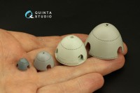 Quinta studio QRV-046 Радиальные клепочные ряды (размер клепки 0.25 mm, интервал 1.0 mm, масштаб 1/24), черные