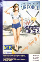 Master box 24005 Pin-up series, Kit No. 5. Patty, 75 мм 1/24