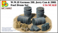 Classy Hobby MC16002	German 20L Jerry Can & 200L Fuel Drum 1:16