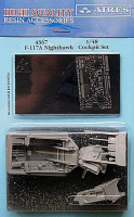 Aires 4367 F-117A Nighthawk cockpit set (TAM) 1/48