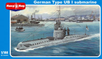 MikroMir 144-016 German Type UB-1 submarine 1/144