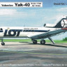 Az Model 14422 Yakovlev Yak-40 (LOT, Olympic Airways) 1/144