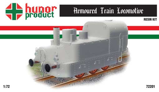 Hunor Product 72201 Armoured Train Locomotive (resin kit) 1/72