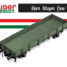 Hunor Product 72214 Open Wagon - low wall (resin kit) 1/72