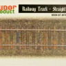 Hunor Product 72225 Railway Track - straight (3 pcs.) 1/72