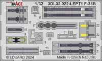 Eduard 3DL32022 F-35B SPACE (TRUMP) 1/32